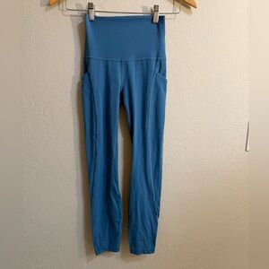 Lululemon Align High-Rise Leggings with Pockets Blue Size 6